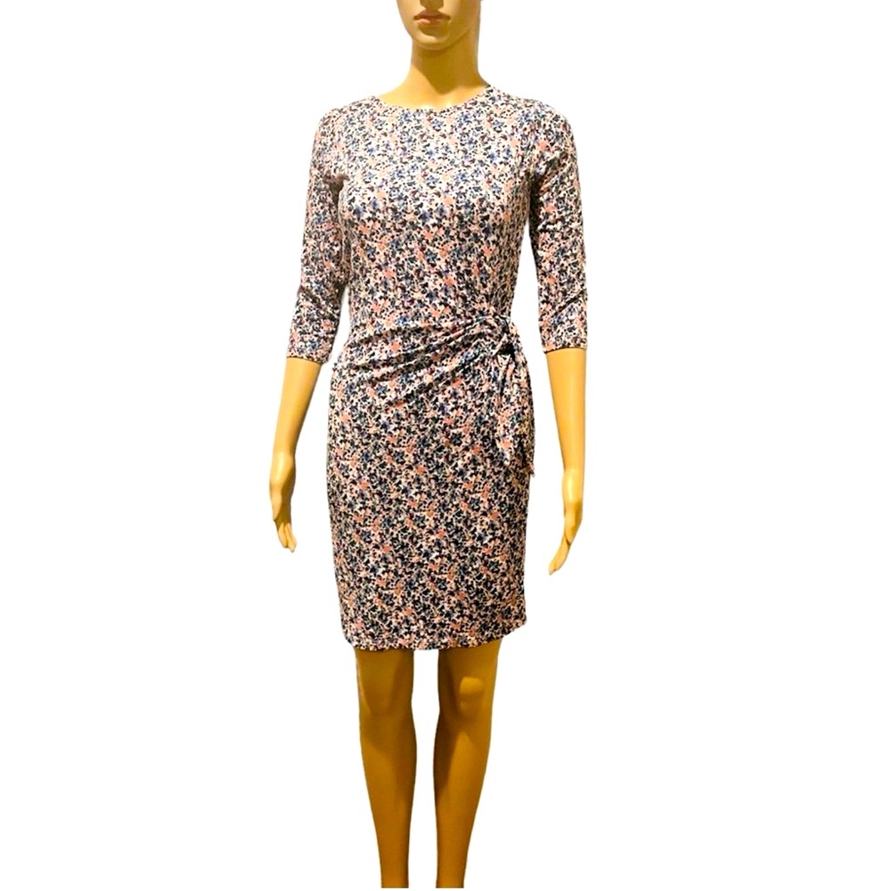 NWT Multicolor Dress 3/4 sleeves Size XS